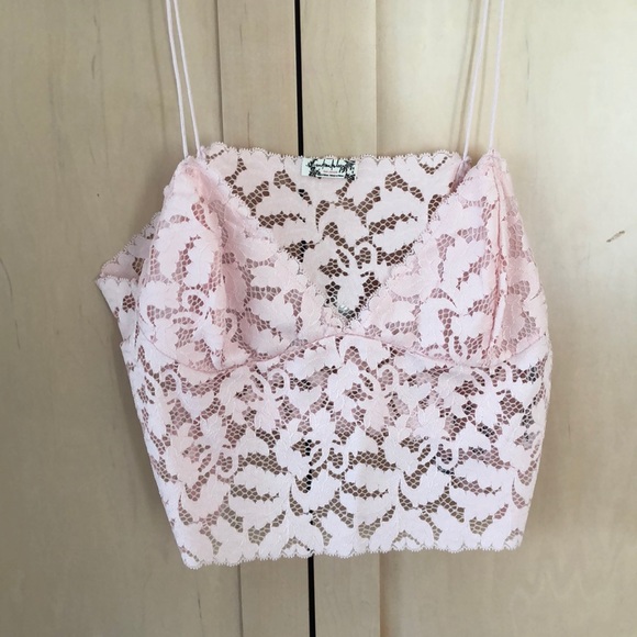 🖤3 for $15🖤FP NWT long line lace bralette - Picture 3 of 7